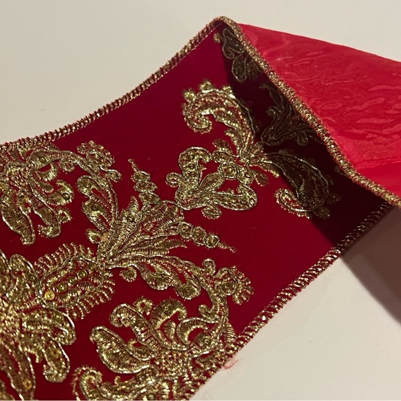 🆕 Mark Roberts /Katherine’s Collection / Mackenzie Childs??Christmas Red Ribbon - Picture 4 of 6